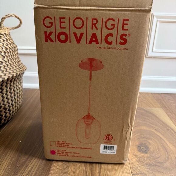 NIB George Kovacs P931-647 Bubble One Light Pendant Copper Bronze Patina $200 - Picture 11 of 11